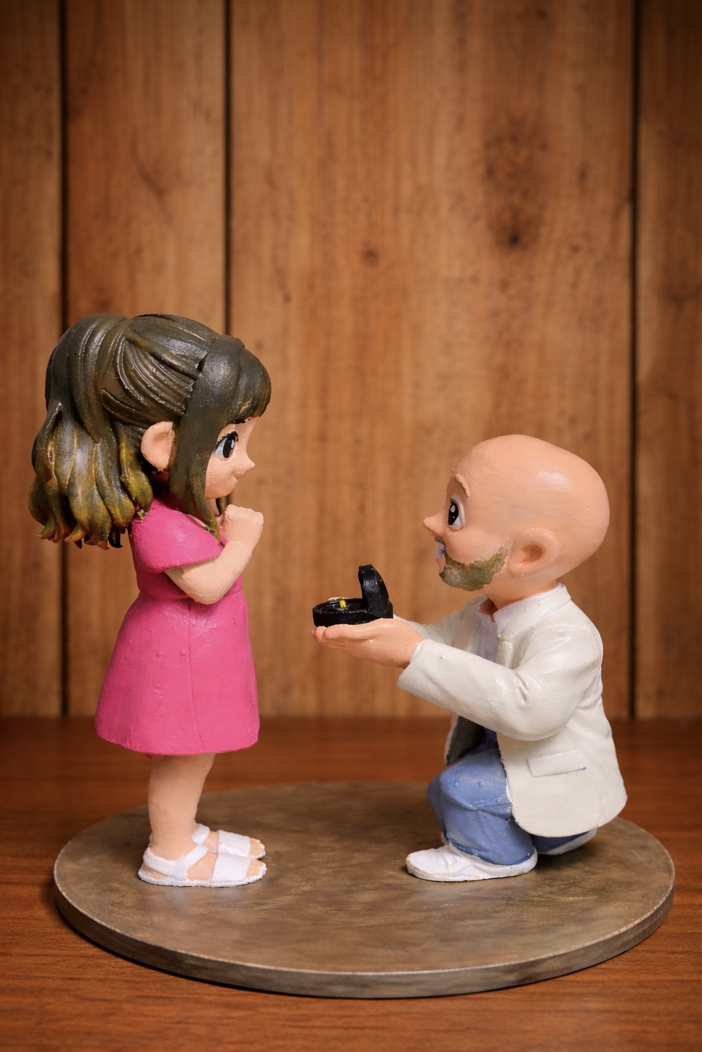 Wedding Proposal Custom Figure